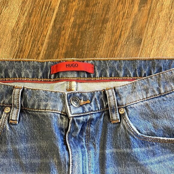 Mens Hugo Boss Slim Jeans Sz 36 - Picture 2 of 4